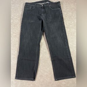 Levi’s 559 Black Straight Leg Dark Wash Jeans 42x30